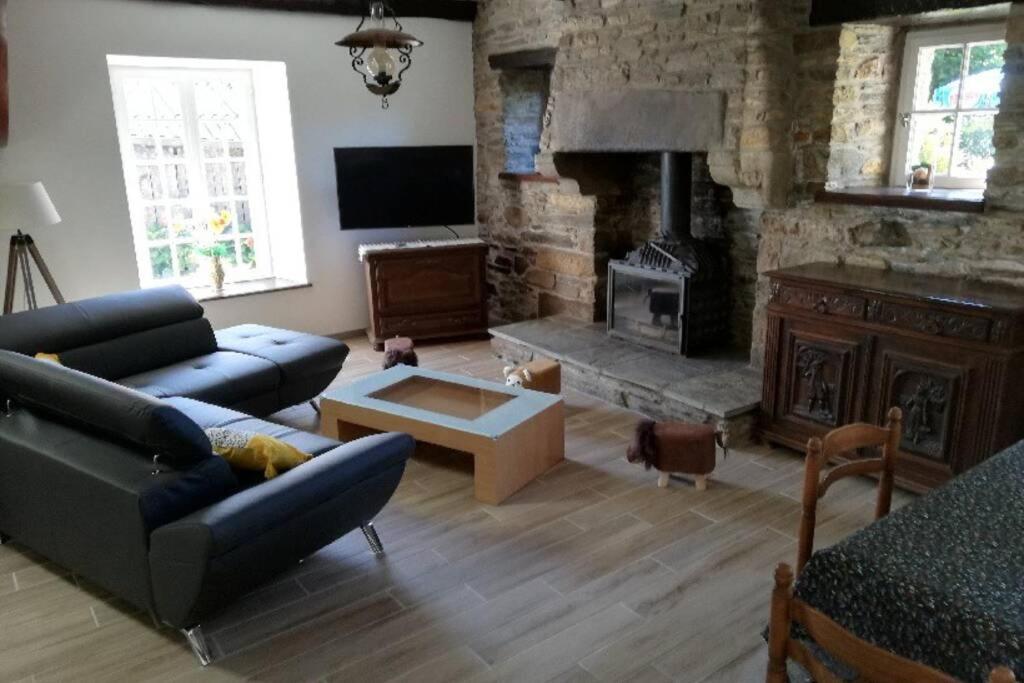 Gite De Charme 14 Personnes Labellise Clevacances 3 Etoiles Sainte-Seve Exterior photo